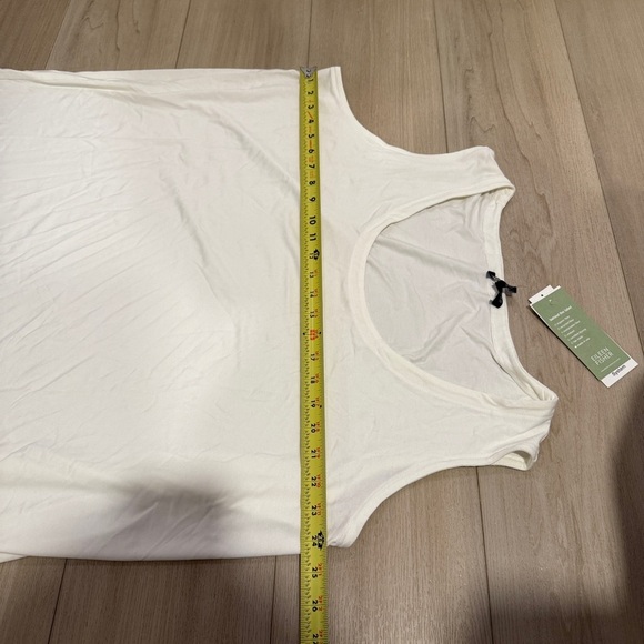 New NWT Eileen Fisher Cami Tank Shell White Viscose Stretch Jersey Size 3X Rayon - Picture 4 of 9